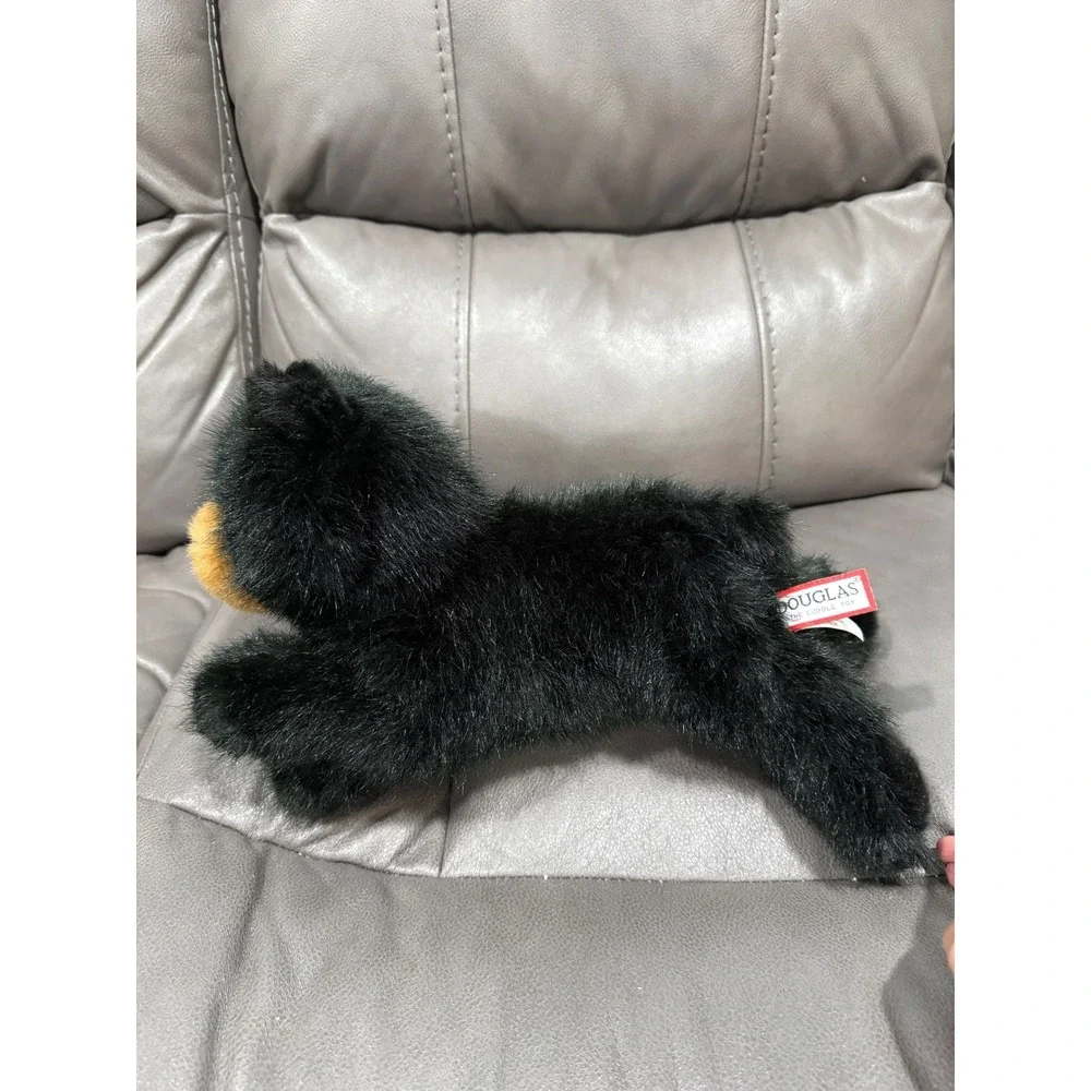 Douglas Black Bear Plush Stuffed Animal Toy Realistic Floppy Ears‎ 16
